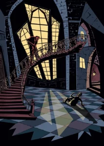 Illustration de couverture de roman Dracula